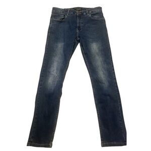 Marc Ecko Jeans Mens Boot‎ 34x32 Cut N Sew Denim Pocket Embroidery Thick Stitch